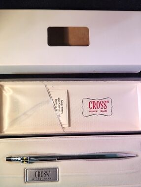 Cross Classic Chrome Ballpoint Pen - Silver